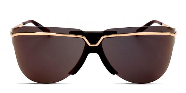 Givenchy GV7169/S gold frame with grey bronze lenses. Lenses