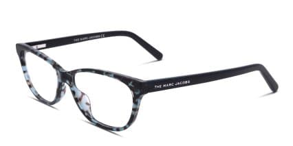 Marc Jacobs Marc 462 Tortoise, Blue glasses - Tortoise / Blue - Angle View