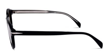David Beckham DB1007/S Black glasses - Black / Brown - Side View