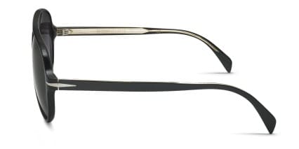 David Beckham DB7005/S Black glasses - Black / Gray - Side View