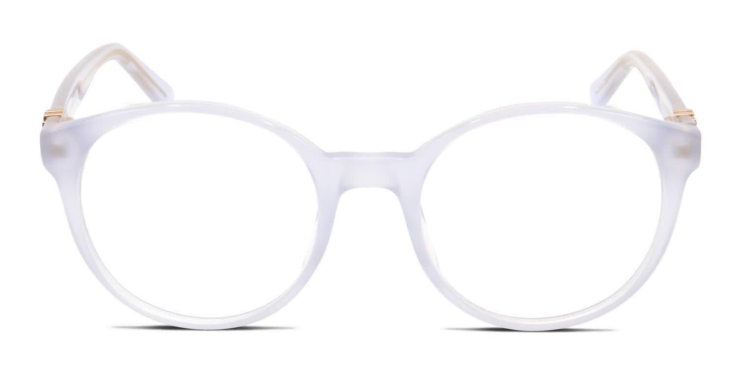Moschino Love MOL523/SAM White/Clear Eyeglasses | Includes FREE Rx