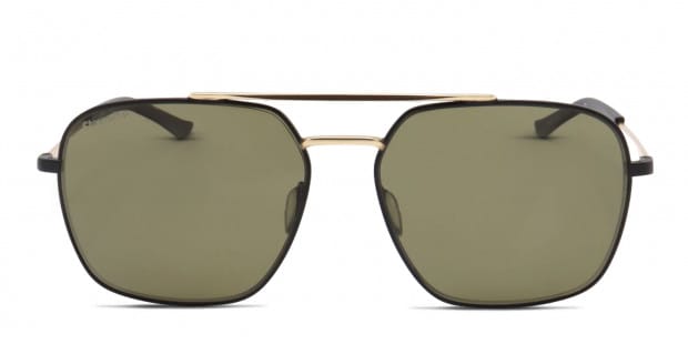 Smith Optics Doubledsam black, gold frame with brown lenses  display picture 2