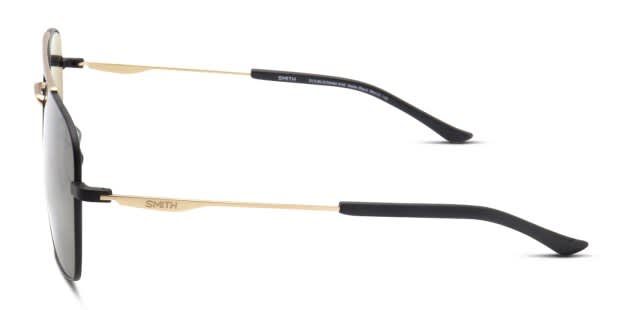 Smith Optics Doubledsam black, gold frame with brown lenses  display picture 3