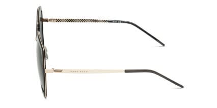 Hugo Boss B1208S Gold, Black glasses - Gold / Black / Gray - Side View