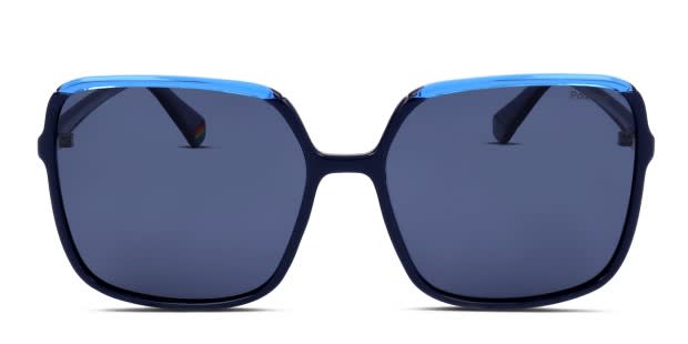 Polaroid PLD 6128 S blue frame with blue lenses. Lenses provide