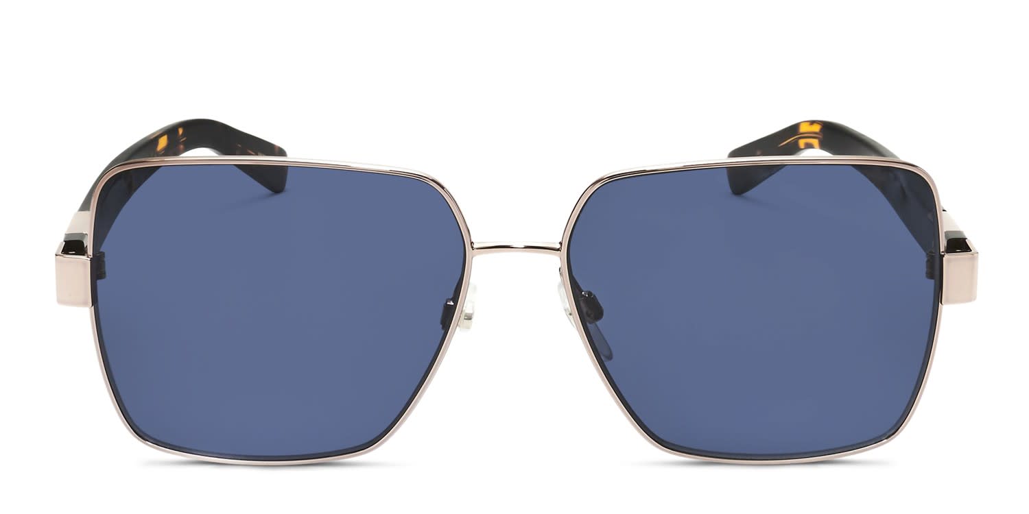 Marc Jacobs MARC495/S Gold glasses - Gold / Blue - Frontal View