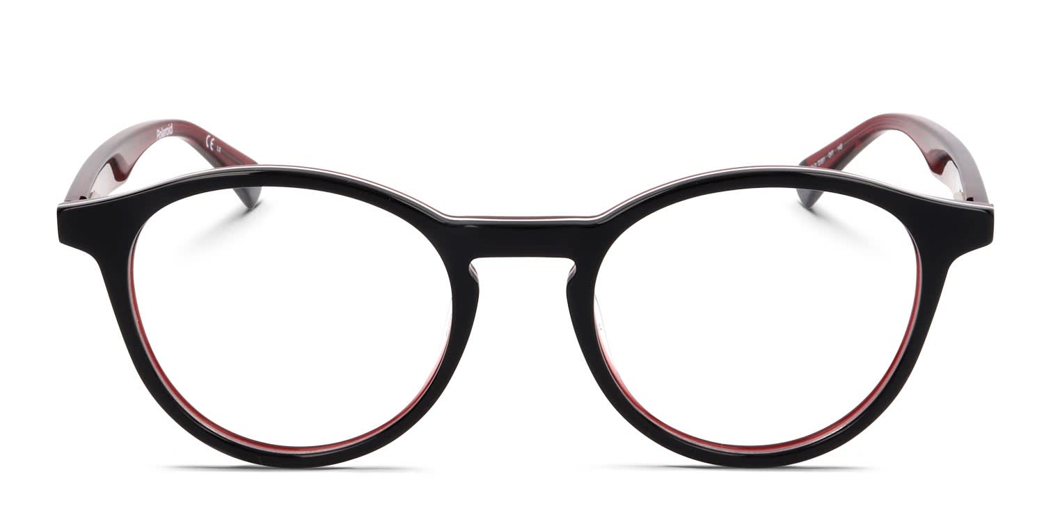 Polaroid PLD D391 Black, Red glasses - Black / Red - Frontal View