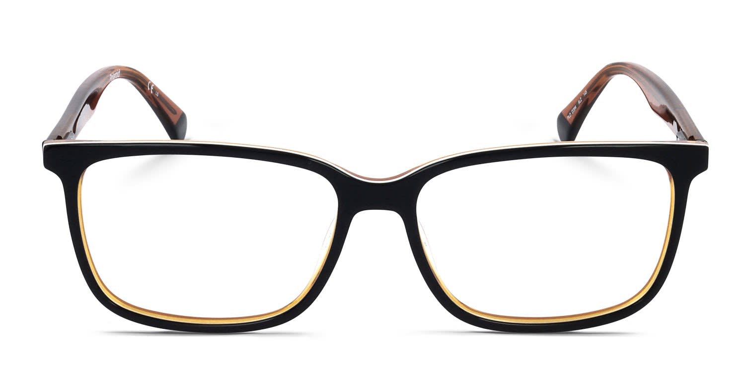 Polaroid PLD D394 Black, Orange glasses - Black / Orange - Frontal View
