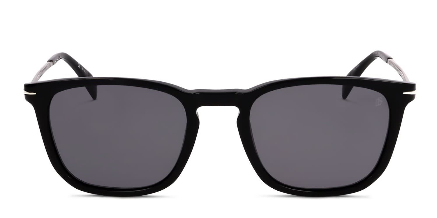 David Beckham DB1034/S Black glasses - Black / Gray - Frontal View