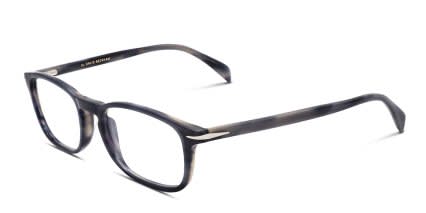 David Beckham DB1027 Gray glasses - Gray - Angle View