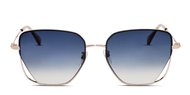 Moschino women’s Silver Aviator Sunglasses with Smoke Lenses Moschino Silver Metal Aviator Sunglasses with Heart Detail main image 2