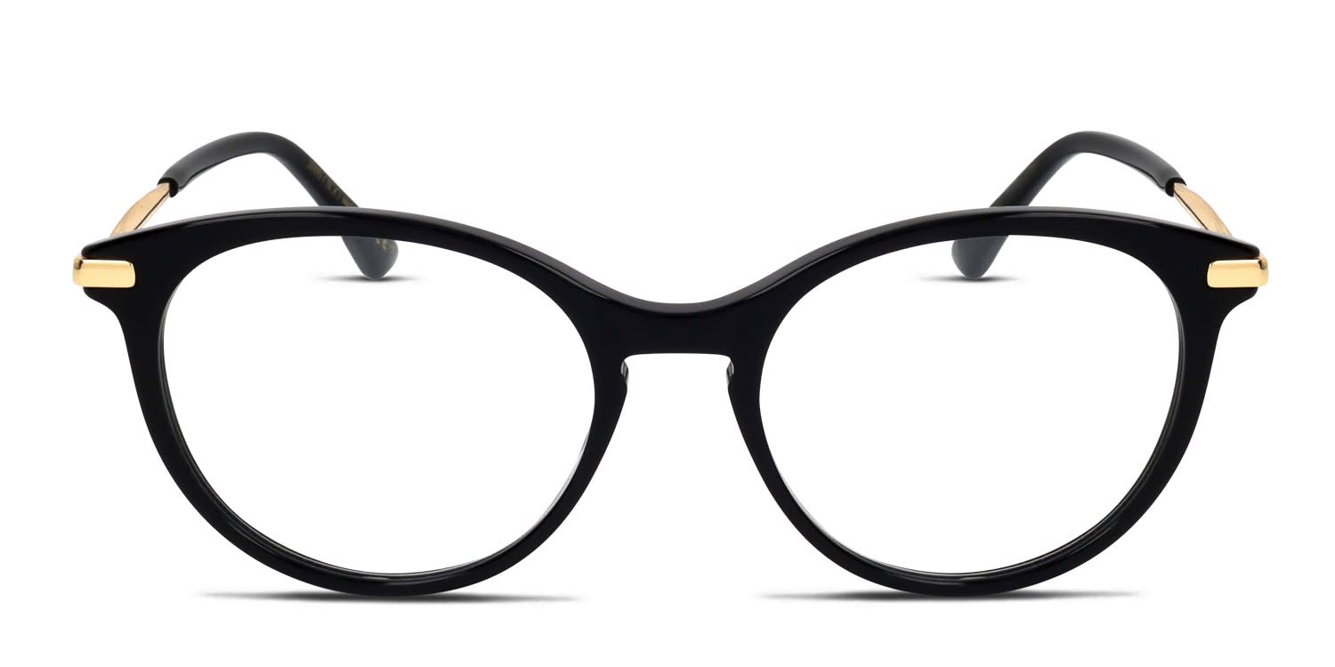 Jimmy Choo JC299 Black glasses - Black - Frontal View