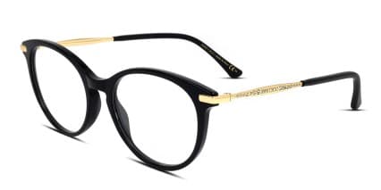 Jimmy Choo JC299 Black glasses - Black - Angle View