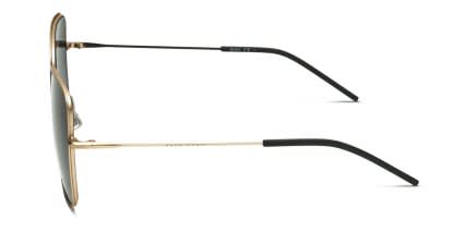 Hugo Boss 1280/S Black, Gold glasses - Black / Gold / Gray - Side View