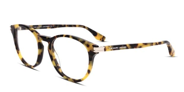 Marc by Marc Jacobs tortoise/yellow trim sunglasses Marc Jacobs MJ 1099/S 086/HA Oval Dark Tortoise Sunglasses  main image 3