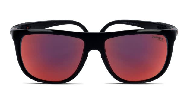 NEW CARRERA HYPERFIT 17/S 0OIT UZ BLACK RED UNISEX SUNGLASSES CARRERA Hyperfit 17/S 0IT Black Red Unisex Sunglasses With  main image 4