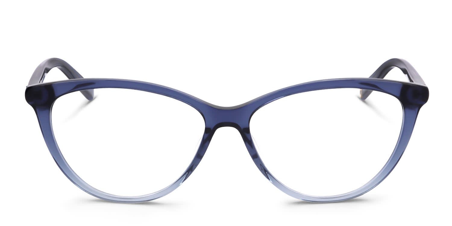 Tommy Hilfiger Blue Plastic Glasses Women\'s (Frames) TH 2130 Tommy Hilfiger Optical Frame PJP Blue - eye-oo.com main image 3