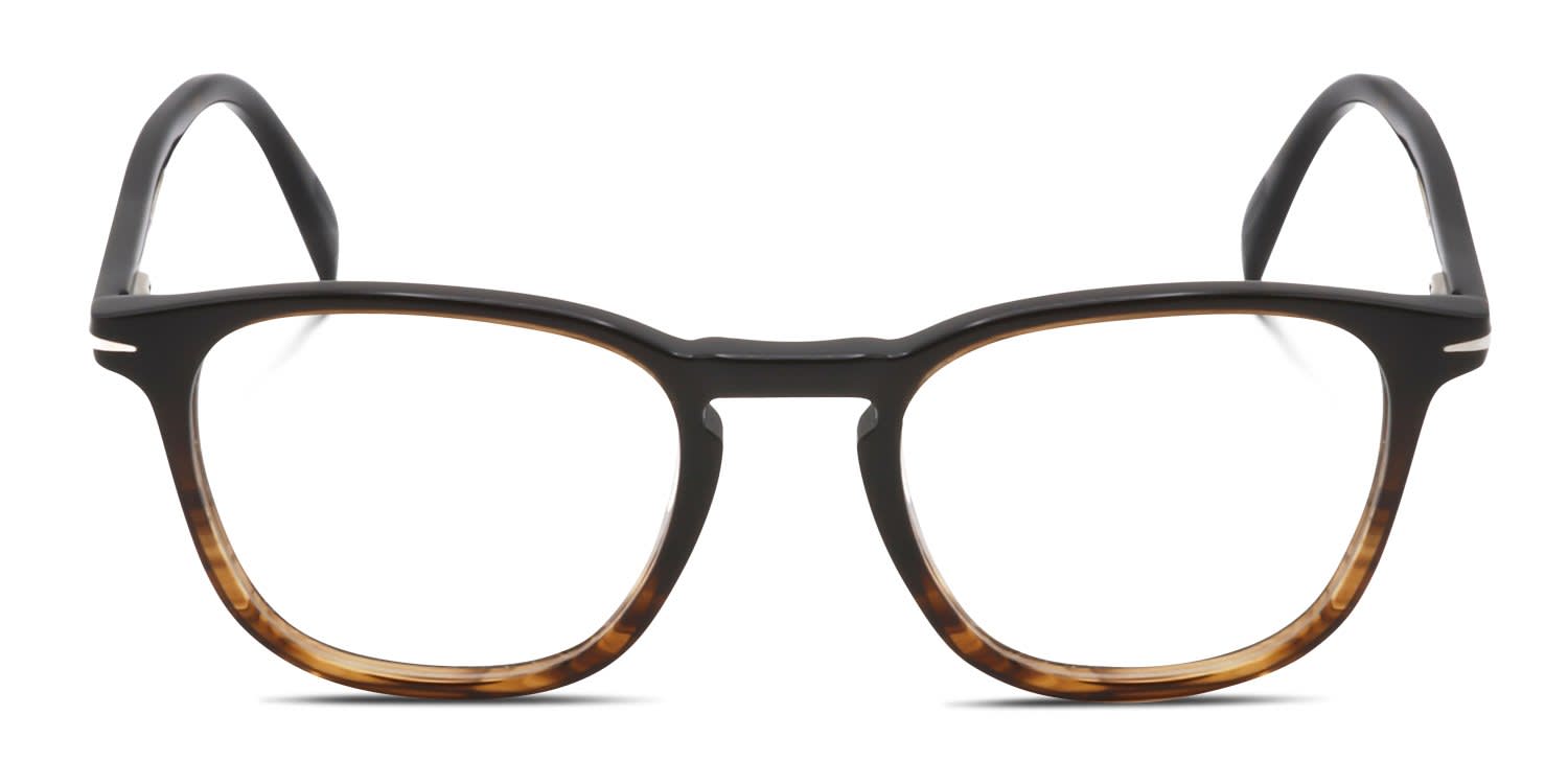 David Beckham DB1050 Black, Tortoise glasses - Black / Tortoise - Frontal View