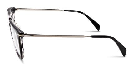 David Beckham DB7060/F Gray, Silver glasses - Gray / Silver - Side View