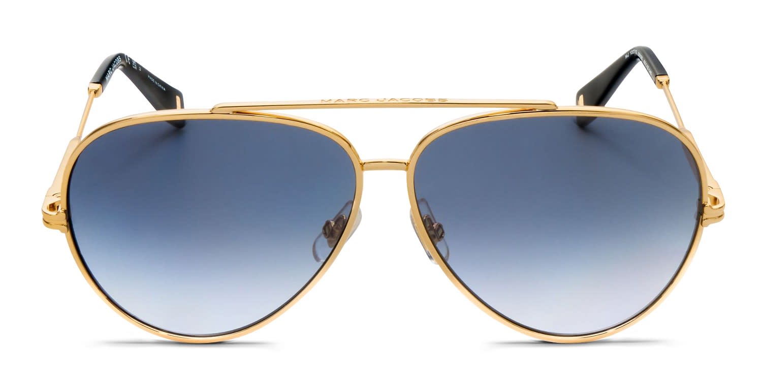 Marc Jacobs MJ1007/S Yellow, Gold glasses - Yellow / Gold / Blue - Frontal View