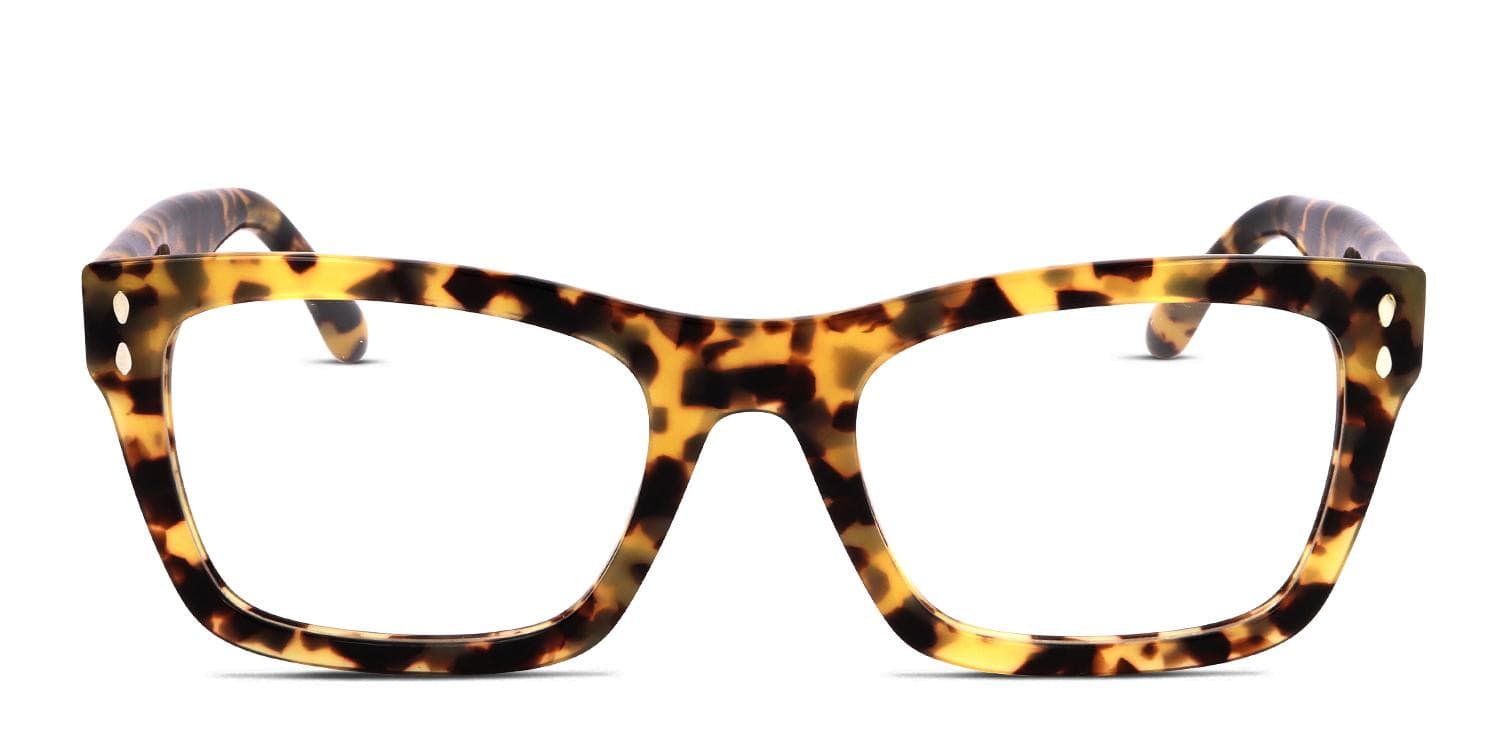 Isabel Marant IM 0018 Tortoise, Yellow glasses - Tortoise / Yellow - Frontal View