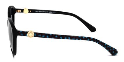 Kate Spade Visalia/G/S Shiny Black glasses - Shiny Black - Side View