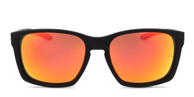 Under Armour UA0010/F/S black , orange frame with red