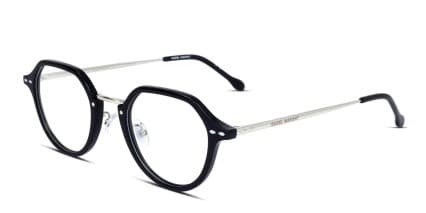 Isabel Marant IM 0013 Black/Silver glasses - Black / Silver - Angle View