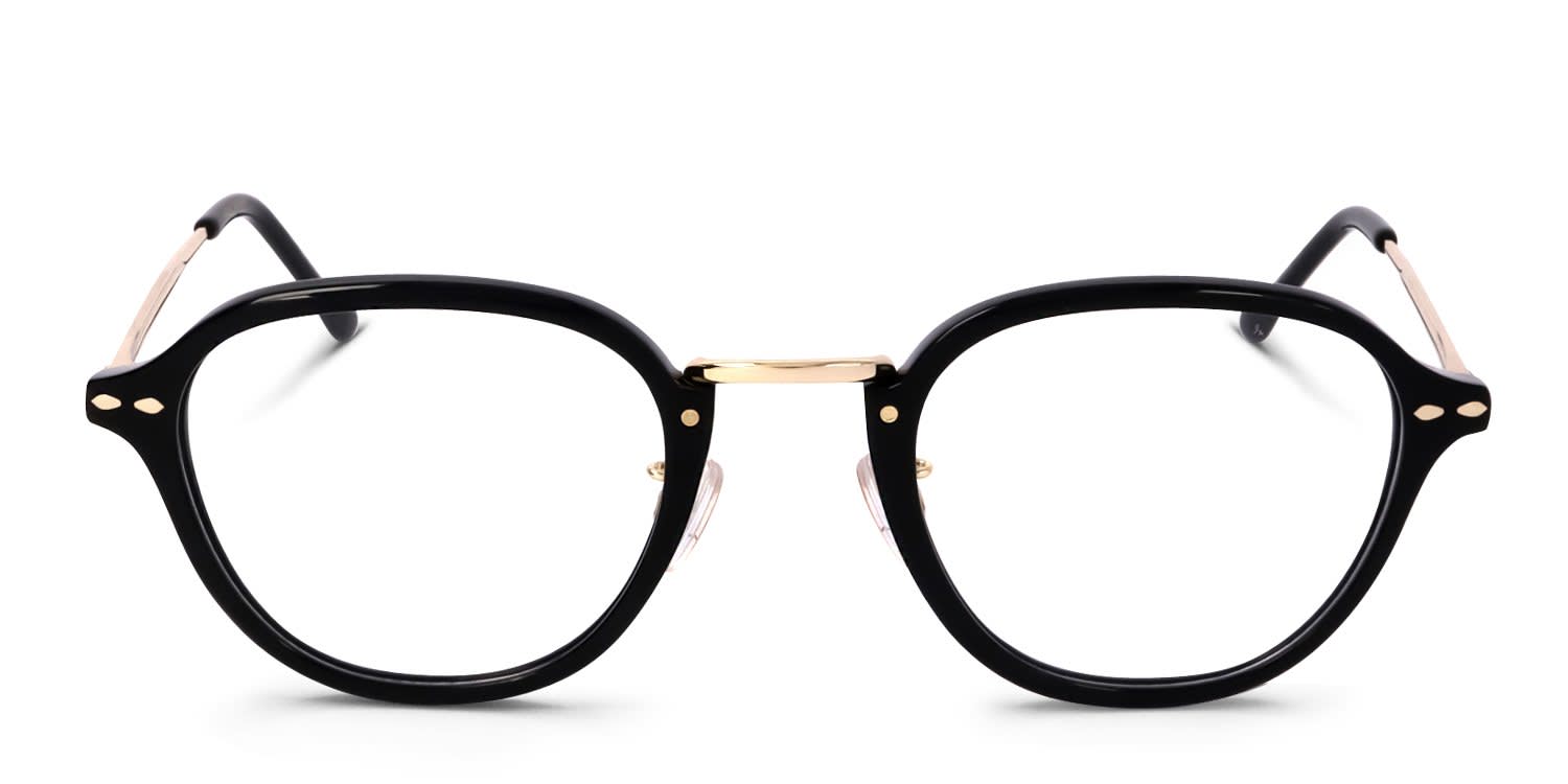 Isabel Marant IM 0034 Black, Gold glasses - Black / Gold - Frontal View