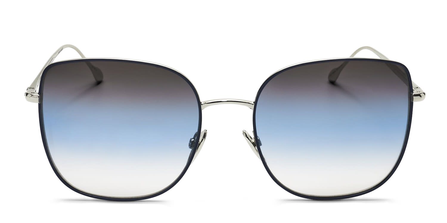 Isabel Marant IM0014/S Blue, Silver glasses - Blue / Silver - Frontal View