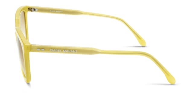 New Isabel Marant 55mm Square-Frame Tinted Sunglasses in Yellow New Isabel Marant 55mm Square-Frame Tinted Sunglasses in  main image 4