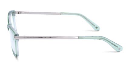 Kate Spade Vicenza Green, Clear glasses - Green / Clear - Side View