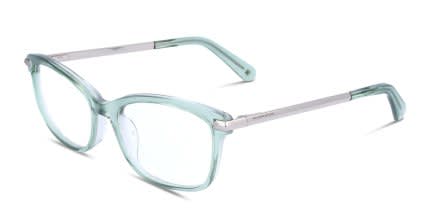 Kate Spade Vicenza Green, Clear glasses - Green / Clear - Angle View