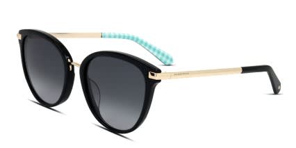 Kate Spade Savona/G/S Shiny Black glasses - Shiny Black - Angle View