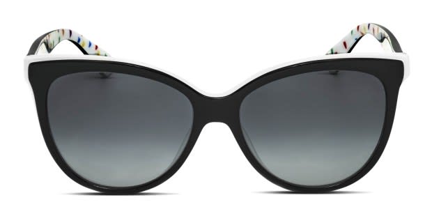 Kate spade black top and white sunglasses