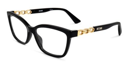 Moschino MOS598 Shiny Black glasses - Shiny Black - Angle View