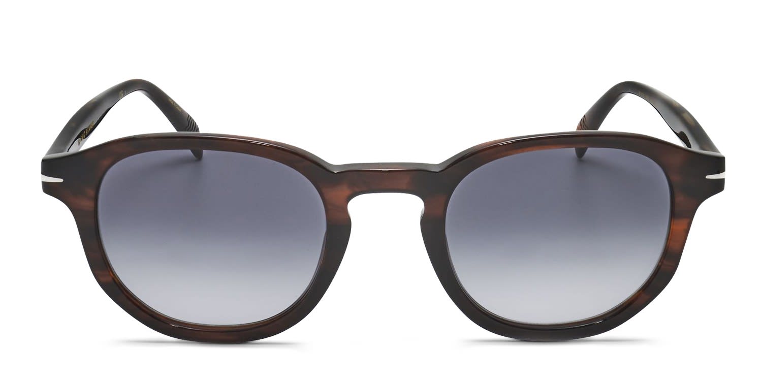 Under Armour CIRCUIT brown , clear frame with brown shaded