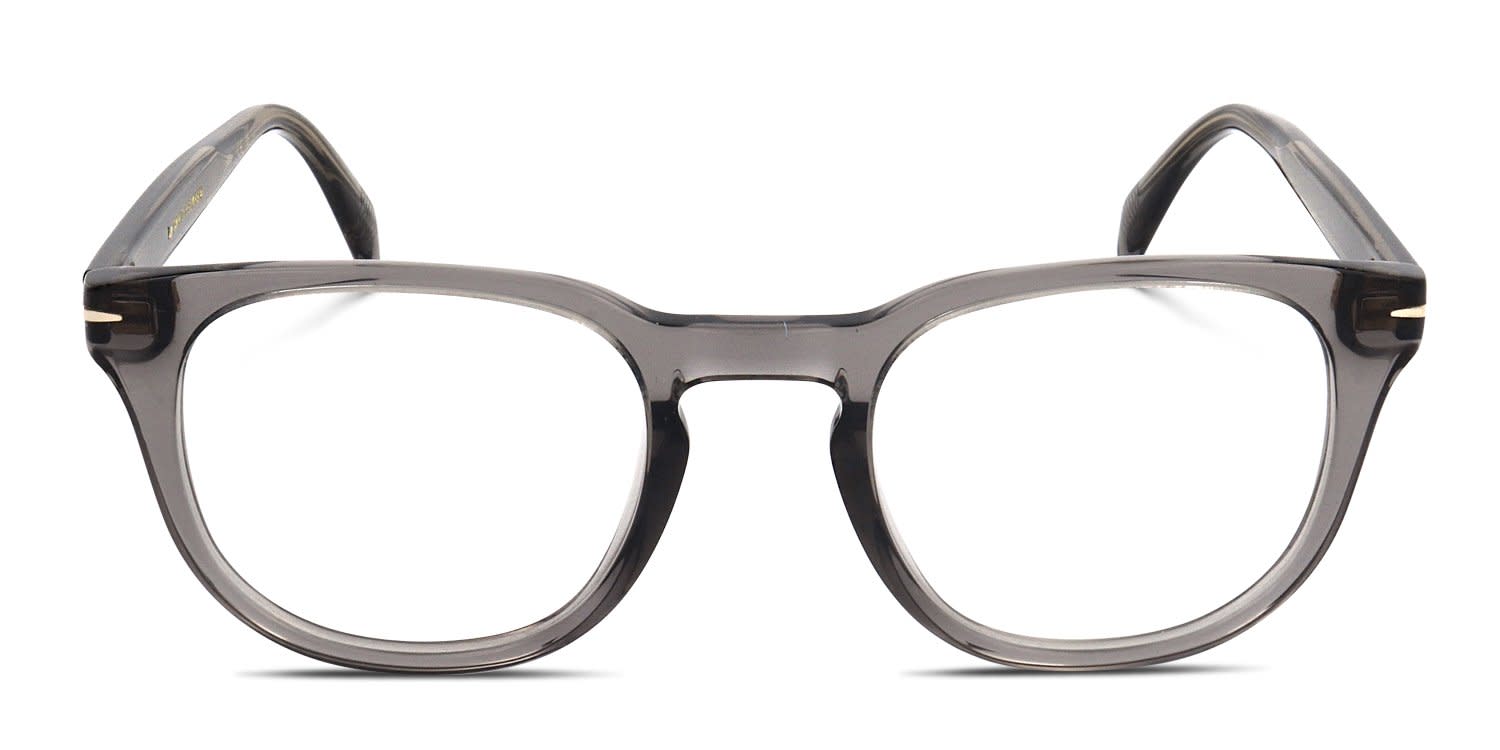 David Beckham DB1072 Gray glasses - Gray - Frontal View