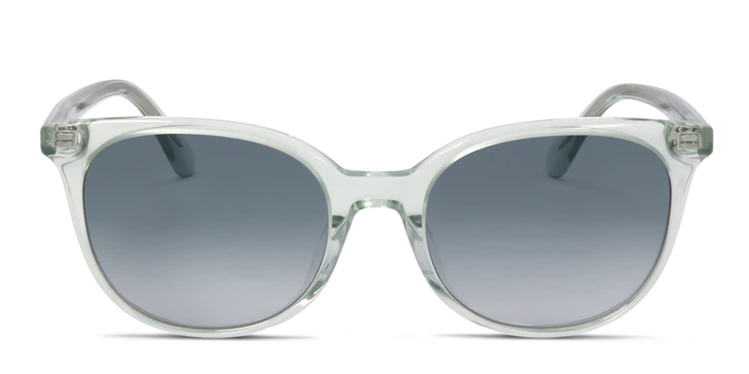 Kate Spade Andria/S Green, Clear glasses - Green / Clear - Frontal View