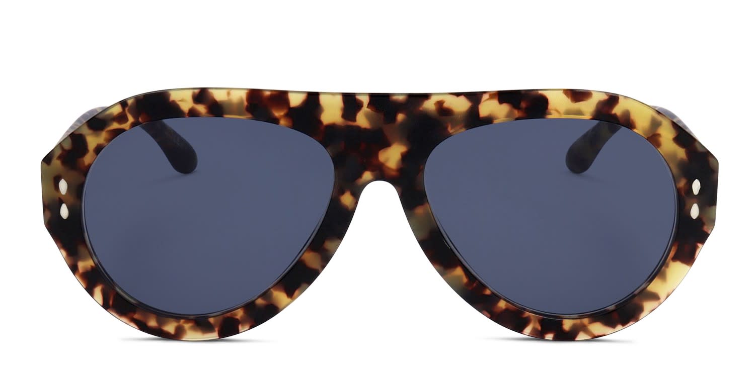Isabel Marant IM0001/N/S Yellow, Tortoise glasses - Yellow / Tortoise / Blue - Frontal View