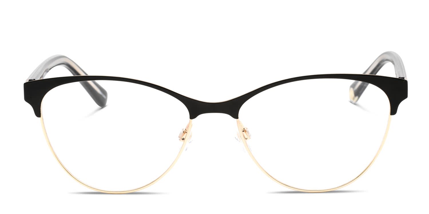 Tommy Hilfiger TH1886 Black, Gold glasses - Black / Gold - Frontal View