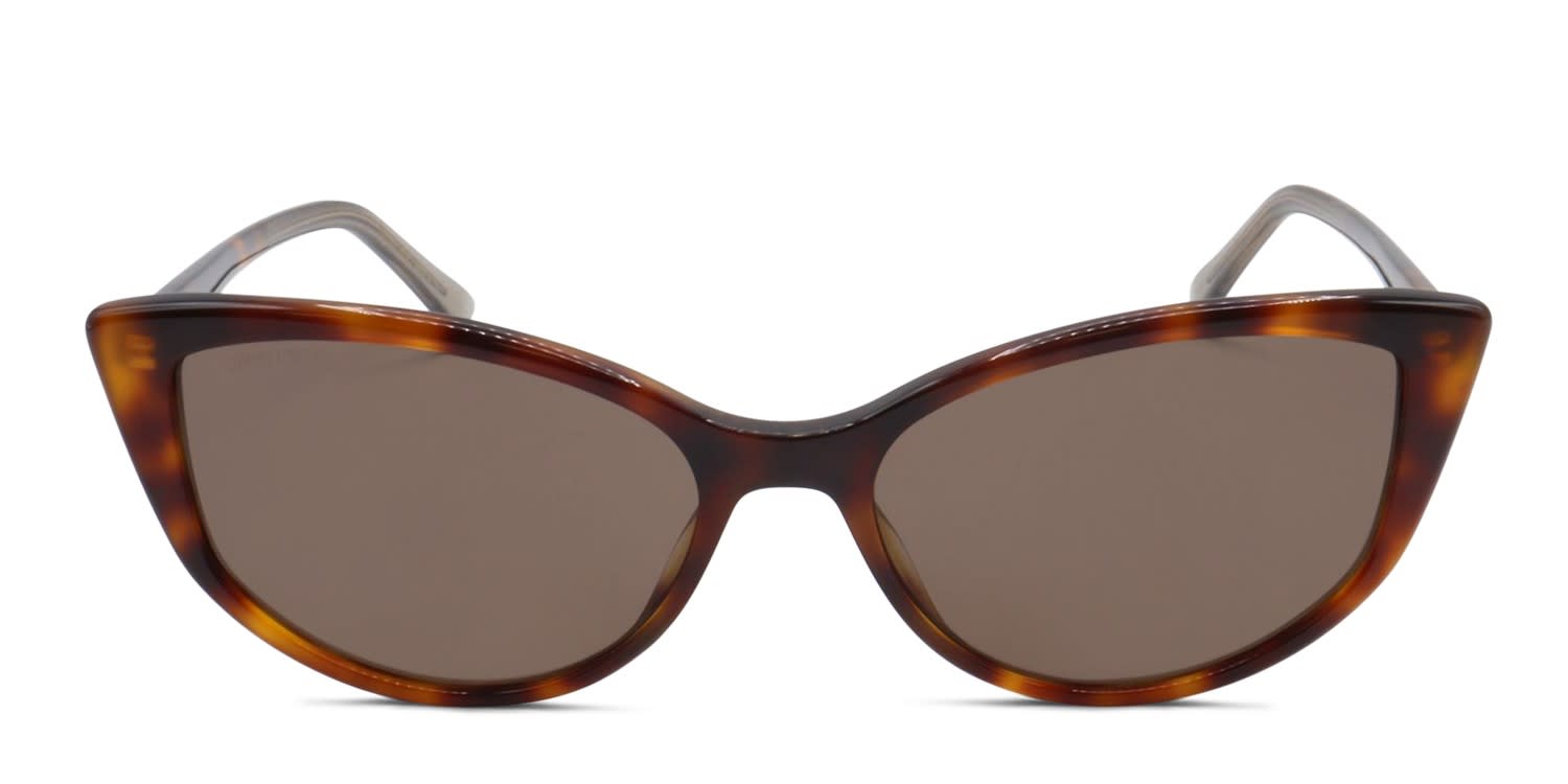 Jimmy Choo NADIA/S tortoise frame with brown lenses. Lenses