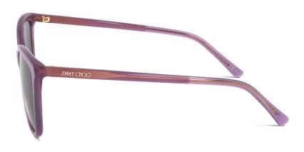 Jimmy Choo BA/G/S Purple glasses - Purple - Side View