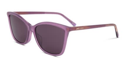 Jimmy Choo BA/G/S Purple glasses - Purple - Angle View