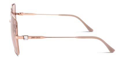 Jimmy Choo LILI/S Gold glasses - Gold - Side View