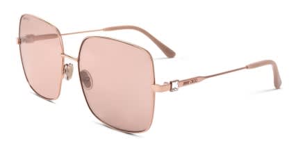 Jimmy Choo LILI/S Gold glasses - Gold - Angle View