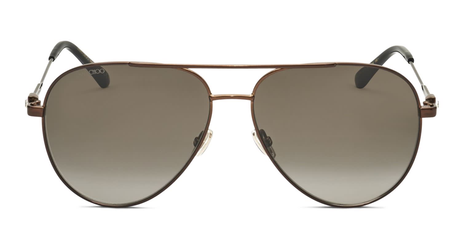 Jimmy Choo OLLY/S bronze frame with gradient brown lenses. Lenses