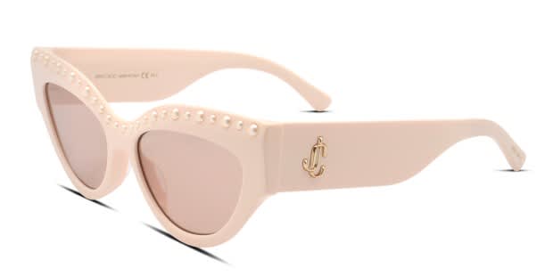 Jimmy Choo Sonja/G/S pink frame with pink lenses. Lenses