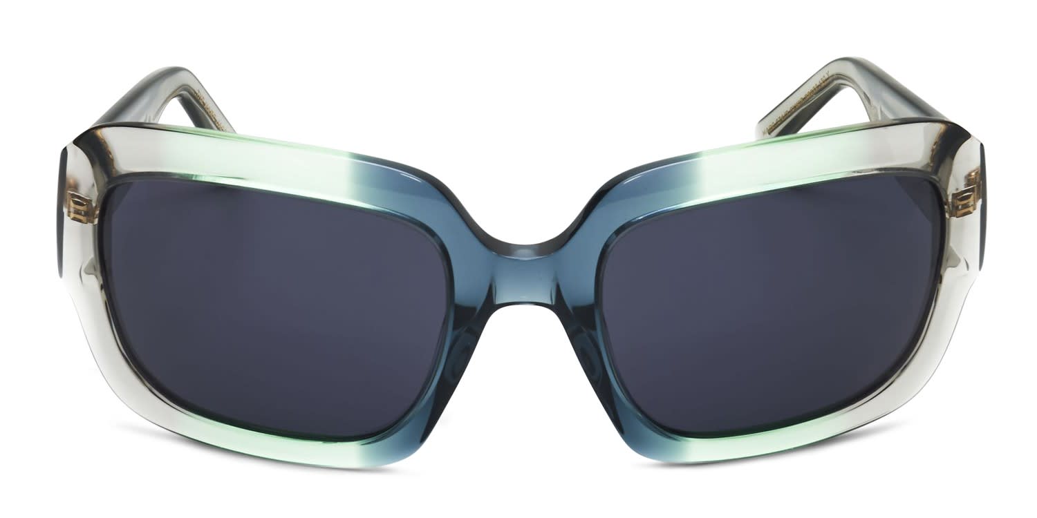 Marc Jacobs MARC574/S Green, Gray glasses - Green / Gray - Frontal View
