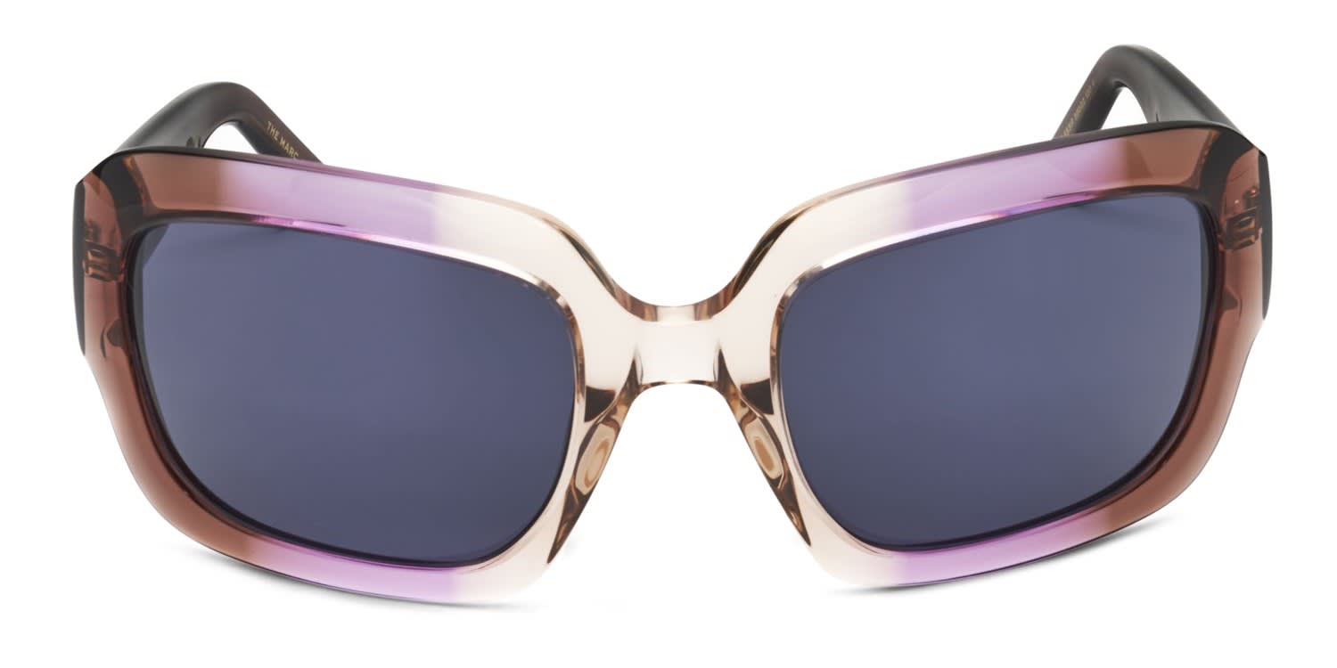 Marc Jacobs MARC574/S Purple, Brown glasses - Purple / Brown / Gray - Frontal View